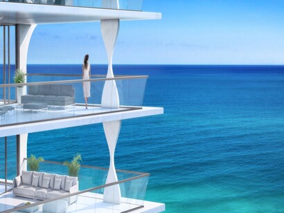 Miami Beach. Terrazas frente al mar