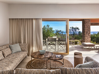 Indulge in hydrotherapy and massages at this wellness retreat in Isola Rossa, Sardinia, Italy