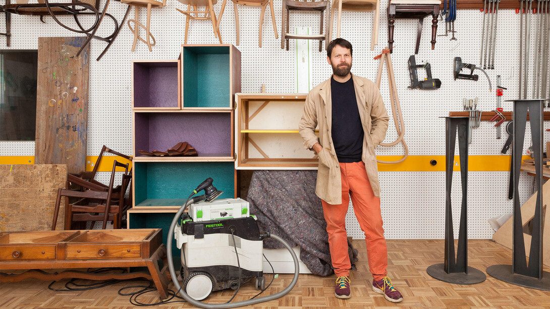 Martino Gamper. Ph Angus Mill