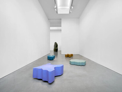 Richard Deacon, Just looking, exhibition view. Courtesy of Galerie Thomas Schulte