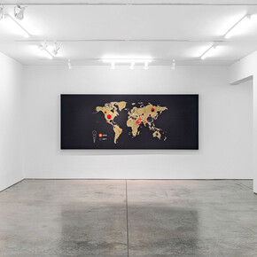 Tiffany Chung, traces, exhibition view. Courtesy of Ryan Lee Gallery