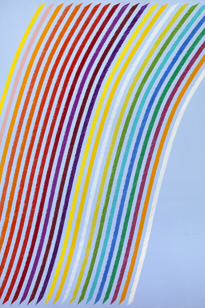 Dorazio, Arcanciel nuovo I, 2002. Courtesy of Tornabuoni Arte 