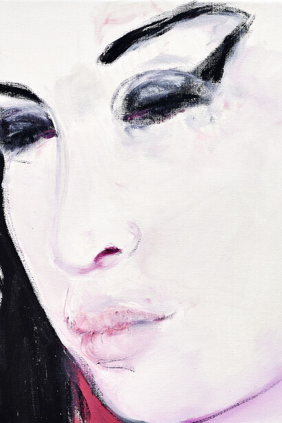 Marlene Dumas, Amy, pink, 2011. Courtesy of Fondation Beyeler