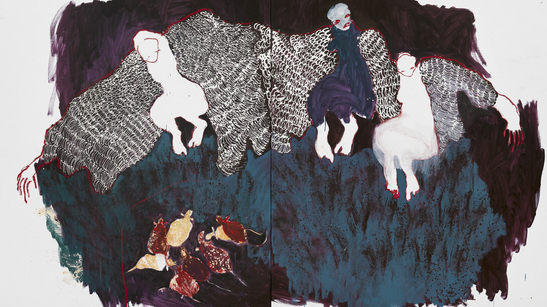 Portia Zvavahera, Tinosvetuka rusvingo, 2024. Courtesy of Institute of Contemporary Art, Boston