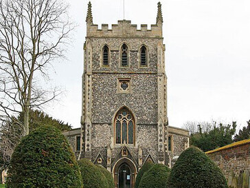 The charm of St. John the Baptist Church in Royston, England