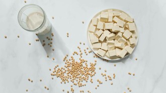 Soy and tofu are excellent sources of tryptophan