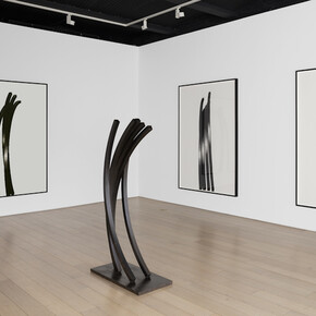 Bernar Venet. Arcs, Exhibition view. Courtesy of Paul Kasmin Gallery