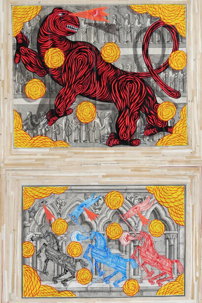 Andrew Schoultz. Courtesy of Hosfelt Gallery