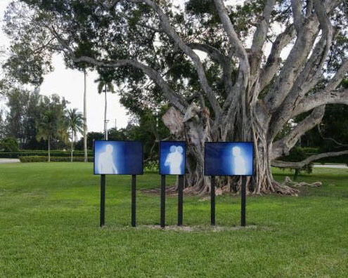 Christopher Bucklow, Tetrarchs (Matthew Barney, Chris Bucklow, Adam Fuss) n.d.
Reproduction installed at Hialeah Park
Collection Pérez Art Museum Miami, gift of John and Sally Story.