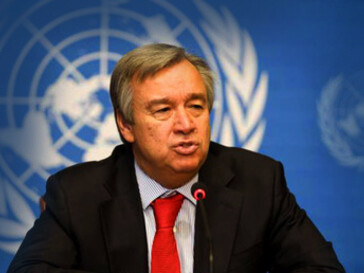 António Guterres, secrétaire général des Nations unies depuis le 1er janvier 2017
