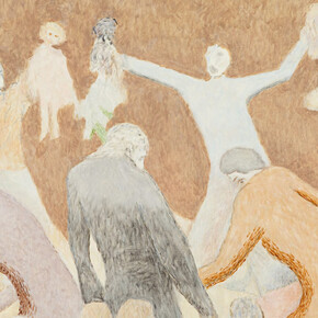 David Byrd, Crowded auction (detail), n.d. Courtesy of Anton Kern Gallery 