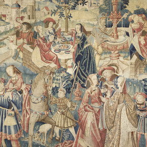 Tapisserie, scène de chasse, collation, Paris. Courtesy of Musée du Louvre