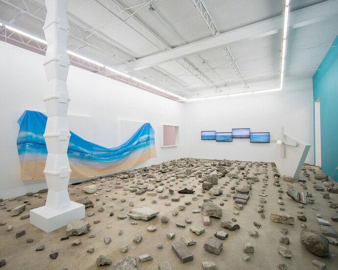 Mere Façade, Exhibition view. Courtesy of Spinello Projects 