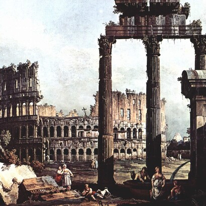 Bernardo Bellotto, Capriccio romano, Colosseo