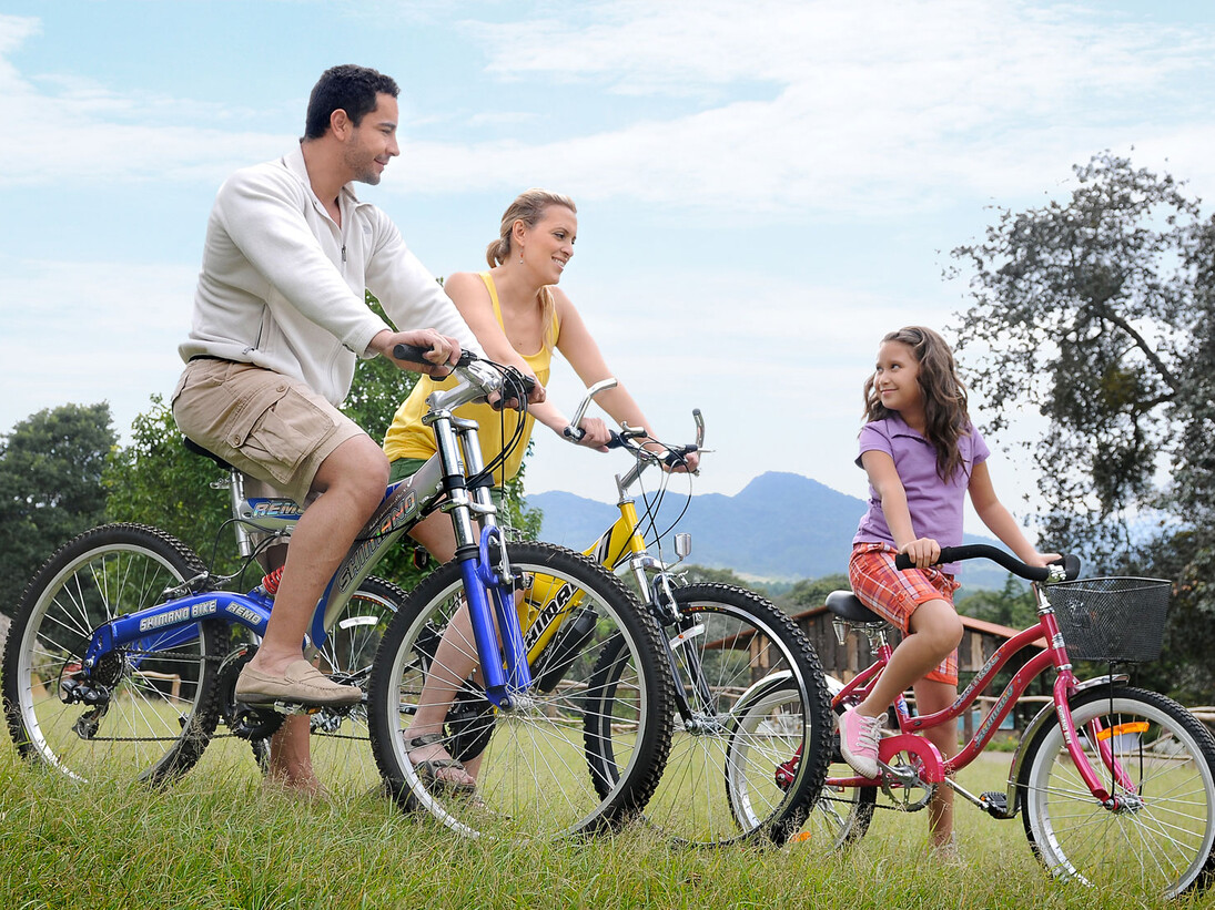 Excursión por el campo en bicicleta
