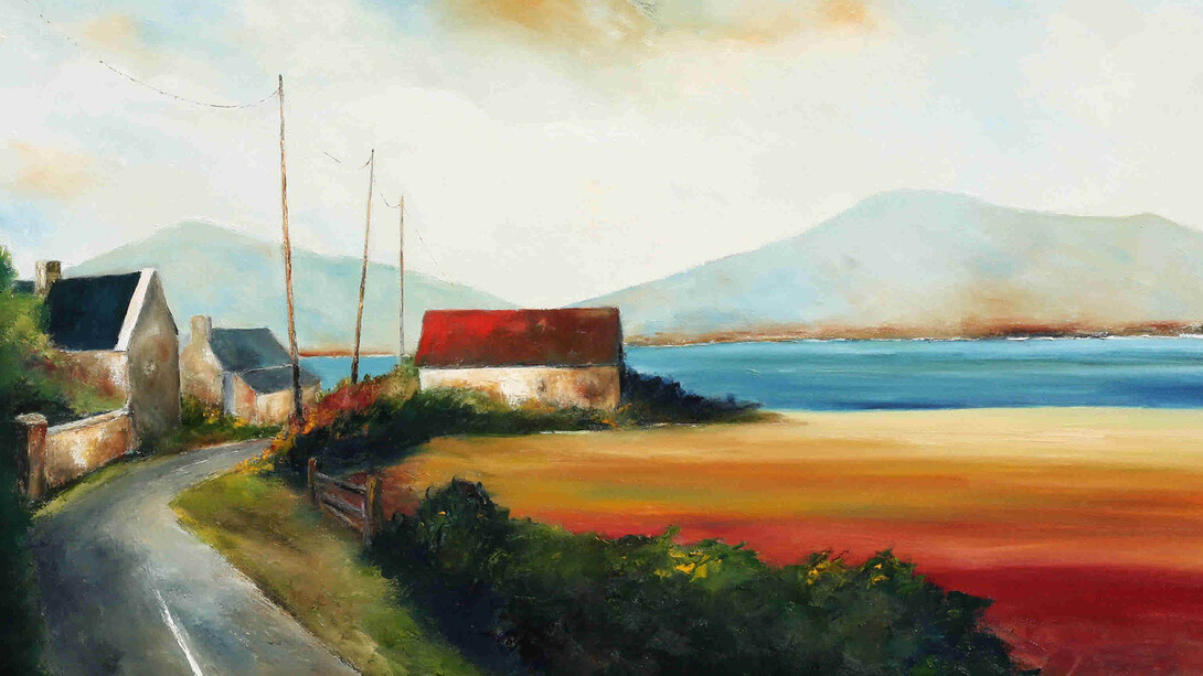 Padraig McCaul, Along the Atlantic Way, Oil on Canvas, 100 cm x 150 cm