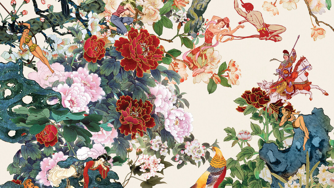 Jacky Tsai, Save Empress Wu (detail), 13 Colour Screenprint with Hand-Torn Edges on Somerset Satin 410 GSM Paper, 2015, Courtesy of Eyestorm