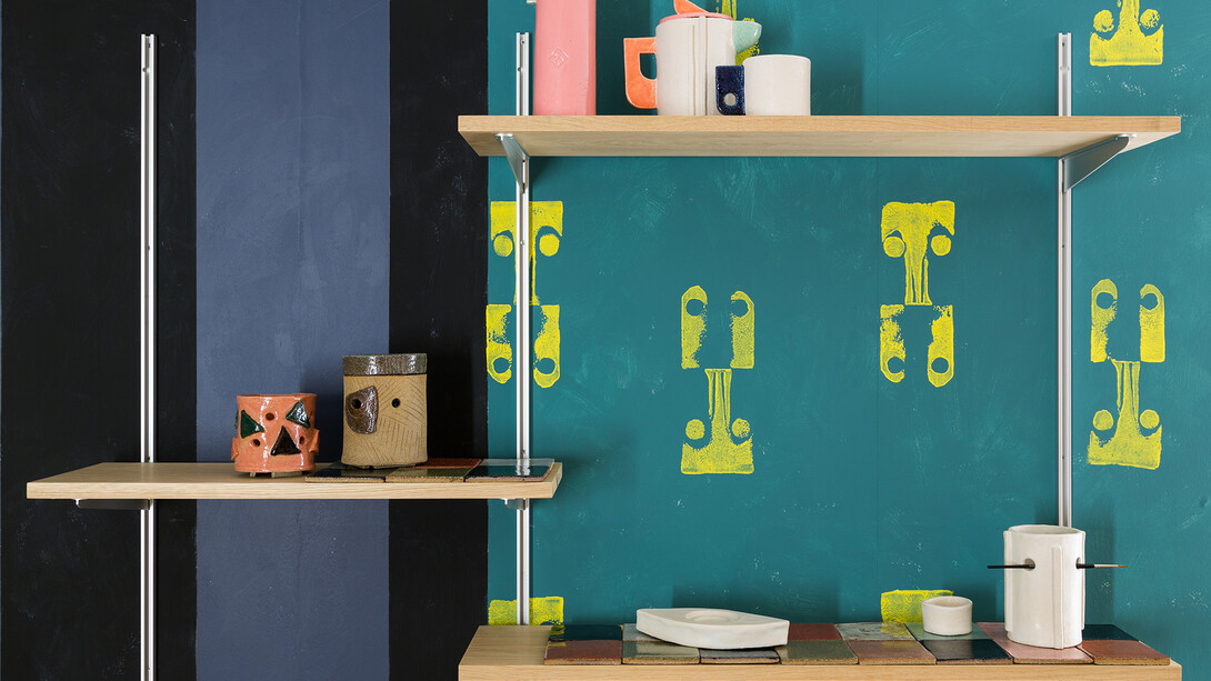 Installation view of Artist Decorators, The Grantchester Pottery at ICA, London, 2013. Photo: Mark Blower