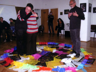 Monica Mayer & Victor Lerma. Courtesy of Chalton Gallery