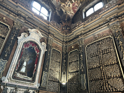 Ossuary Chapel, Church of San Bernardino alle Ossa. Interior view, Milan, Italy