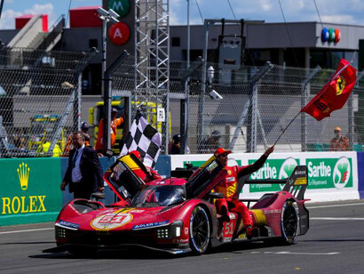 Ao final da corrida, no dia 12 de junho às 13h (horário da França), o pódio recebeu a Ferrari no lugar mais alto, seguida pela Toyota e pela Cadillac em terceiro