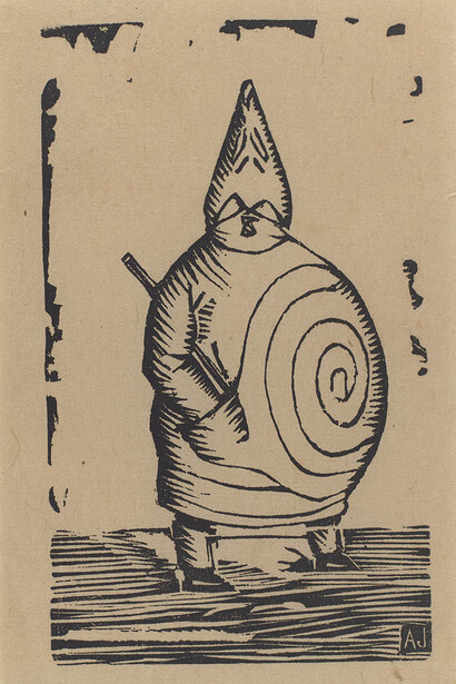 Alfred Jarry, Retrato auténtico del señor Ubú, 1942. Cortesía del Museu Picasso