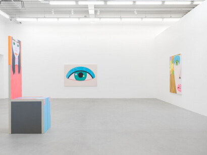 Brian Calvin. States, Exhibition view. Courtesy of Almine Rech