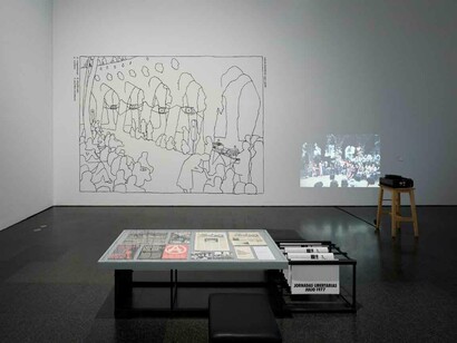 Various artists, Counter-information: video-nou. Servei de vídeo comunitari, exhibition view. Courtesy of Museu d’Art Contemporani de Barcelona (MACBA)