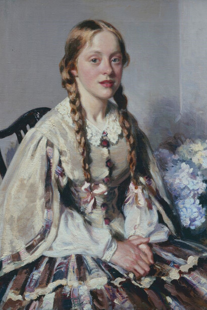 Wilfrid Gabriel de Glehn, Blue Hydrangeas, 1906, oil on canvas