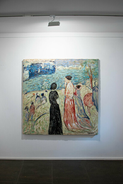 Verschiedene künstler, Roots, ausstellungsansicht. Mit freundlicher genehmigung der Luisa Catucci Gallery