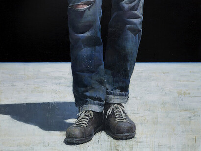 François Bard, Campers, 2014, Oil on Canvas, 59" x 76¾”