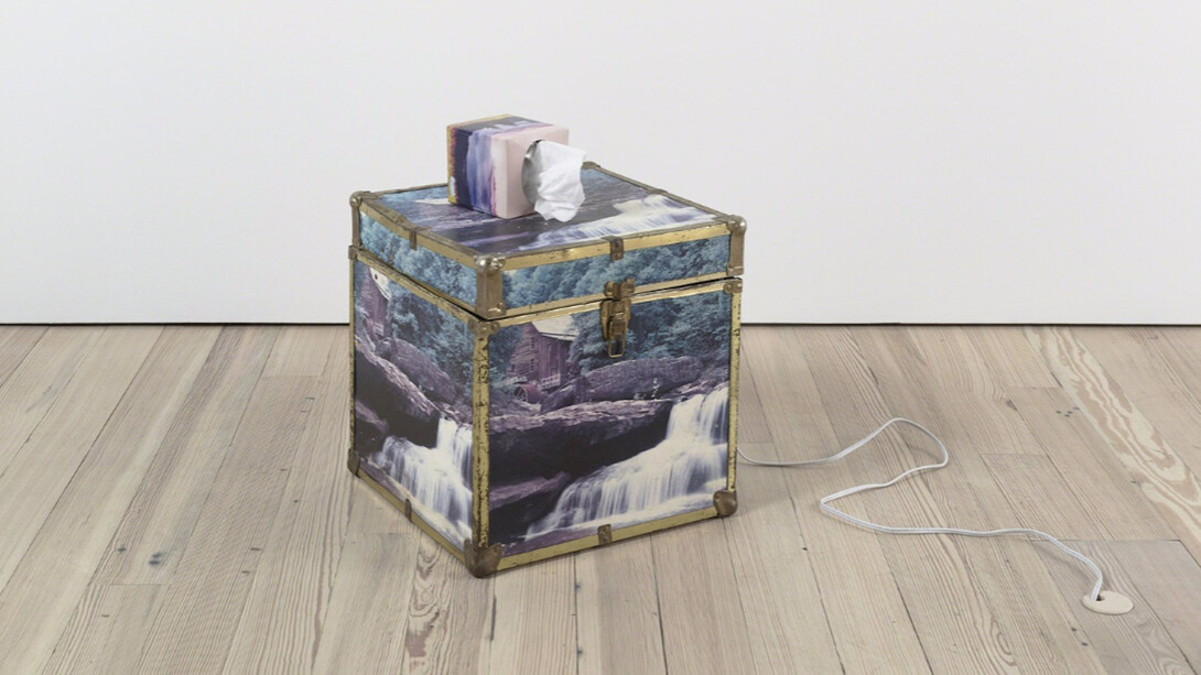 Virginia Overton, Untitled (Waterfall), 2016. Courtesy of Shulamit Nazarian