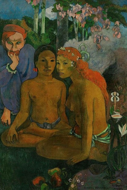 Racconti barbari, Paul Gaugin, olio su tela, 1902