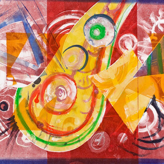 Edward Beckett, Ceasar Franck three chorales trois, 2012. Courtesy of Walter Wickiser Gallery