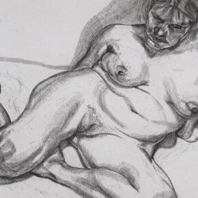 Lucian Freud and Frank Auerbach. Courtesy of Museum Städel