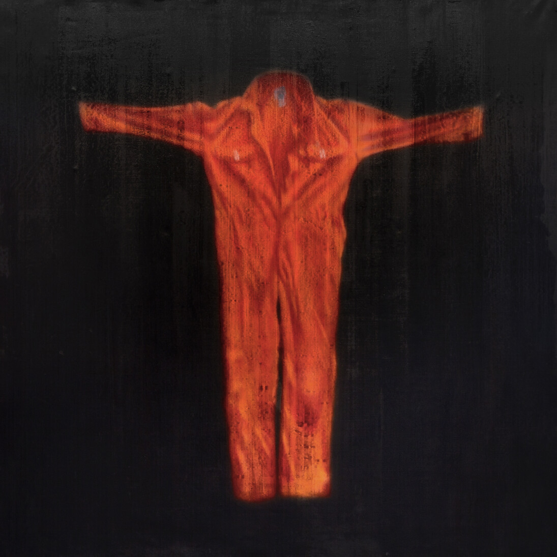 John Keane, Jump, 2015, Oil on Linen, 200 x 200 cm © John Keane, Courtesy of Flowers Gallery