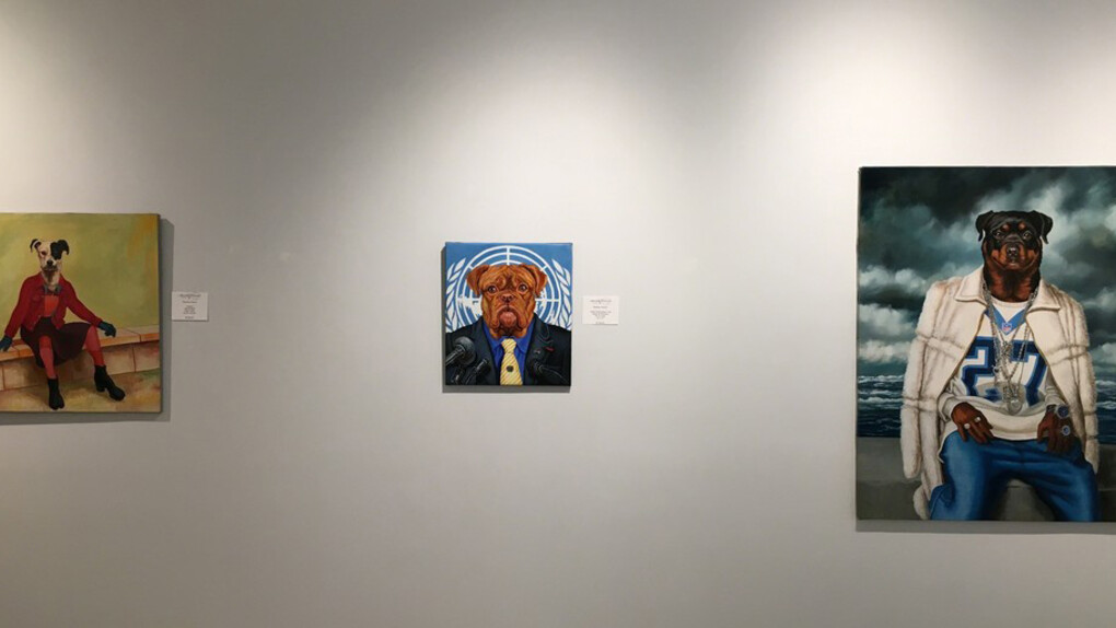 Paws For Art. Courtesy of Isabella Garrucho Fine Art