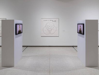 Christine Sun Kim, All day all night, exhibition view. Courtesy of Walker Art Center