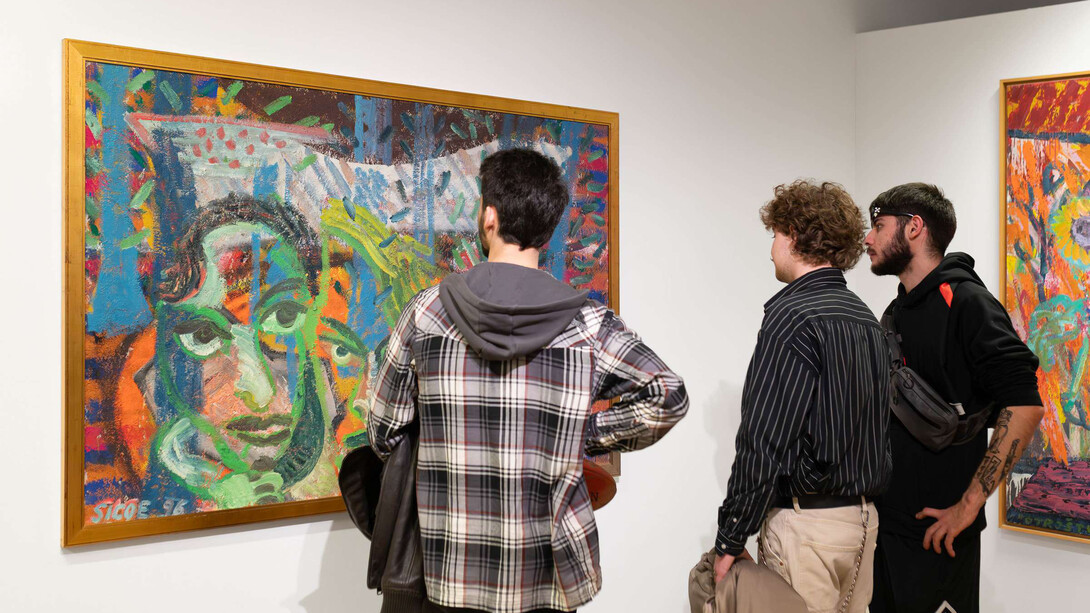 Silvester Plotajs Sicoe, How to dream backwards?, exhibition view. Courtesy of City Art Gallery Ljubljana