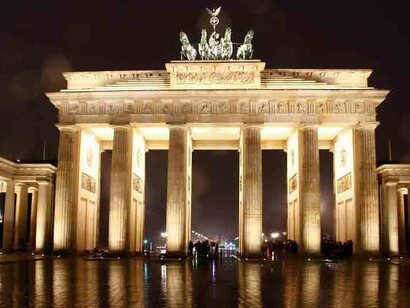 La Puerta de Brandeburgo, en pleno corazón de Berlín