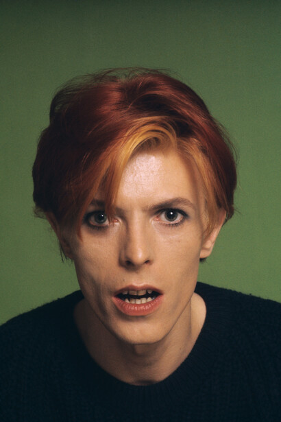 From the photo shoot for People Magazine. We took portraits against a putrid green background which we both felt was the worst possible color to use as a background for a magazine cover. Los Angeles, 1974