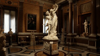 Gianlorenzo Bernini, Apollo e Dafne, 1622-1625. Galleria Borghese, Roma, Italia