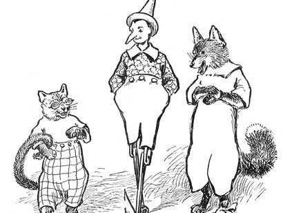 Charles Copeland, La avventure di Pinocchio, illustrazione del capitolo 12