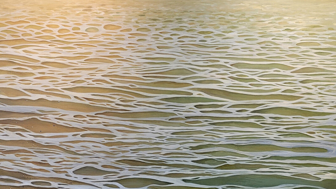 Heather Stivison, Ocean surface, desert (detail). Courtesy of Pleiades Gallery