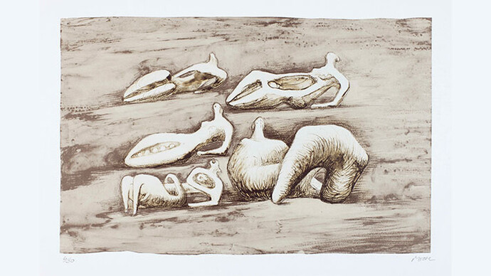 Henry Moore. Courtesy of The Huntington