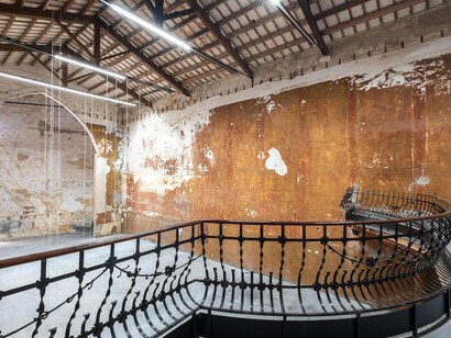 Fred Sandback. Courtesy of Galería Cayón