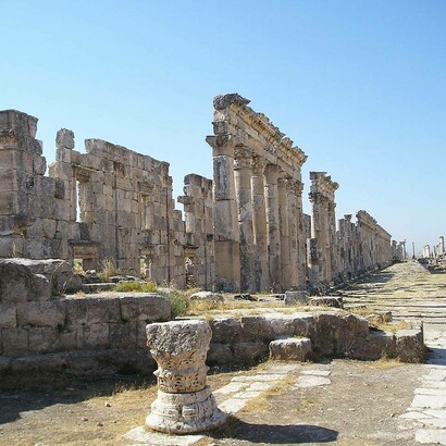 Apamea, antica città greca e poi romana, ora in Siria
