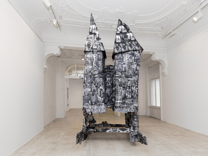 Christian Eisenberger, Come or flage 9975–17090–42829, ausstellungsansicht. Mit freundlicher genehmigung von Christian Eisenberger