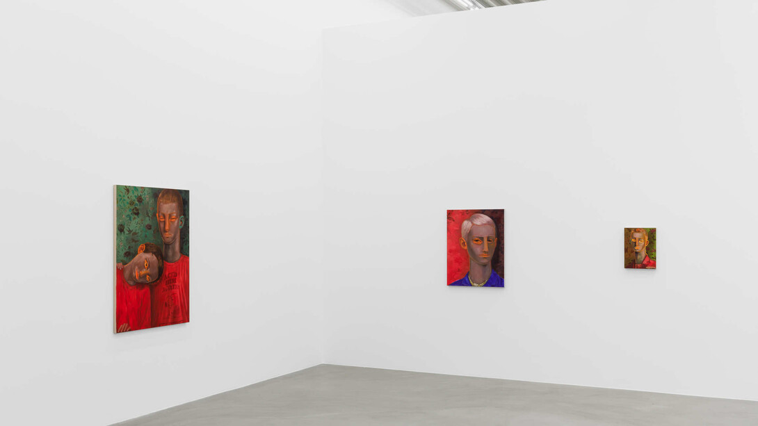 Aly Helyer, Weight of love, vue d'exposition. Courtoisie d'Almine Rech