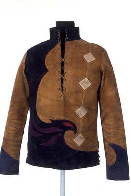 Suede jerkin, made by Mirandi, retailed at Hung on You, 1968 – 9, England. Museum no. T.313-1979. © Victoria and Albert Museum, London